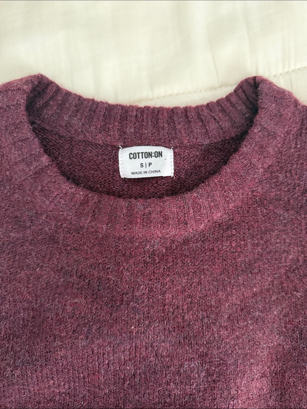 Cotton On Plum Crewneck Sweater